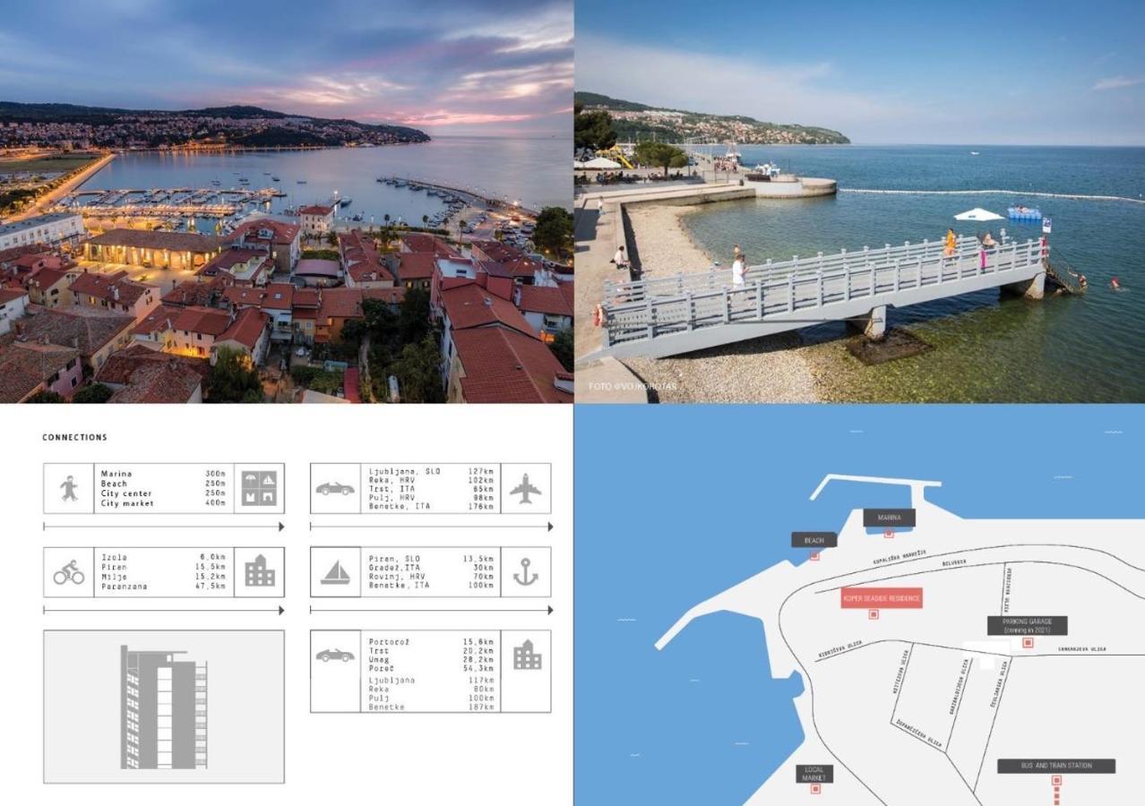 Koper Seaside Residence Esterno foto